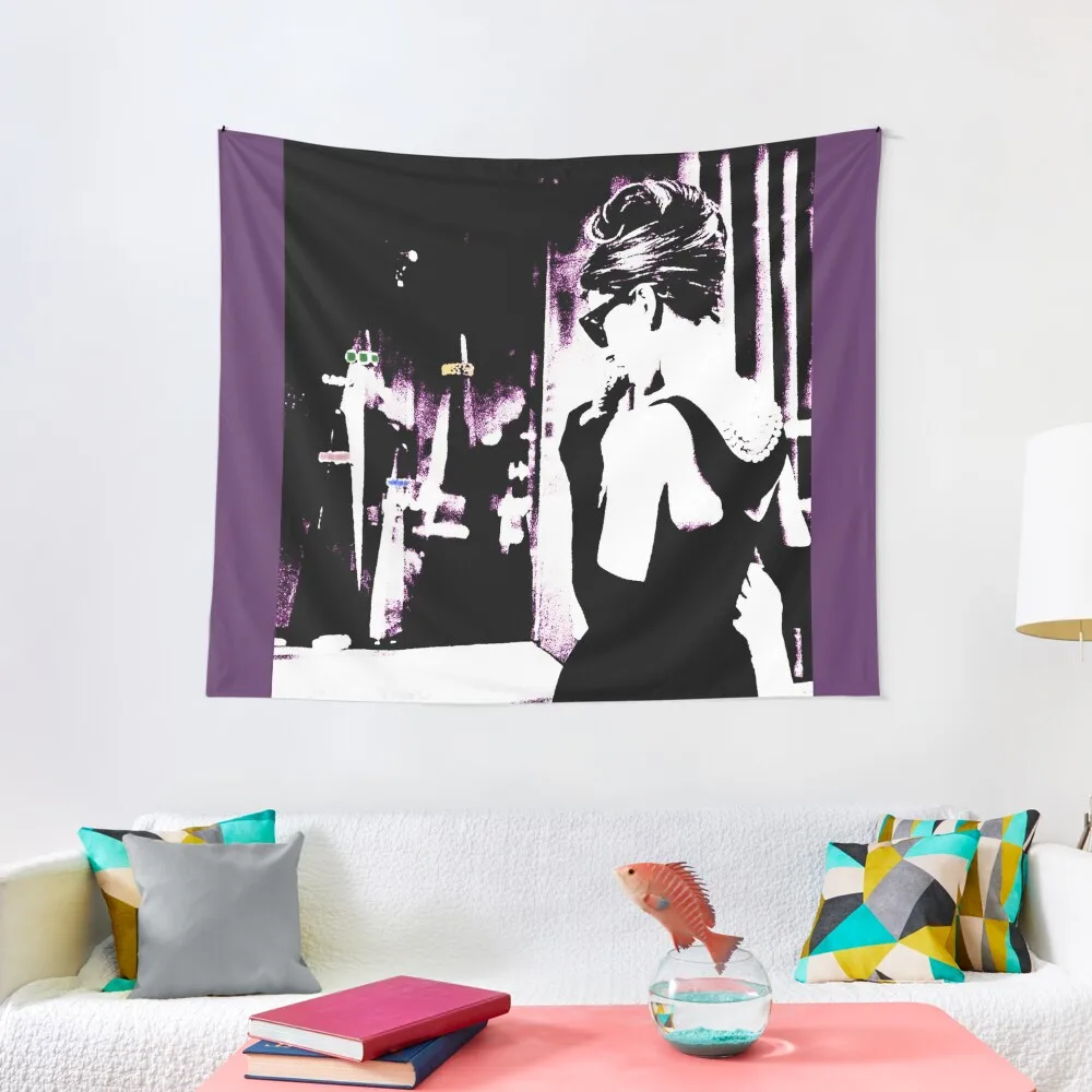 

Breakfast at Tiffany's Tapestry Aesthetic Room Decor House Decoration Home Supplies Wallpaper Bedroom Tapestry