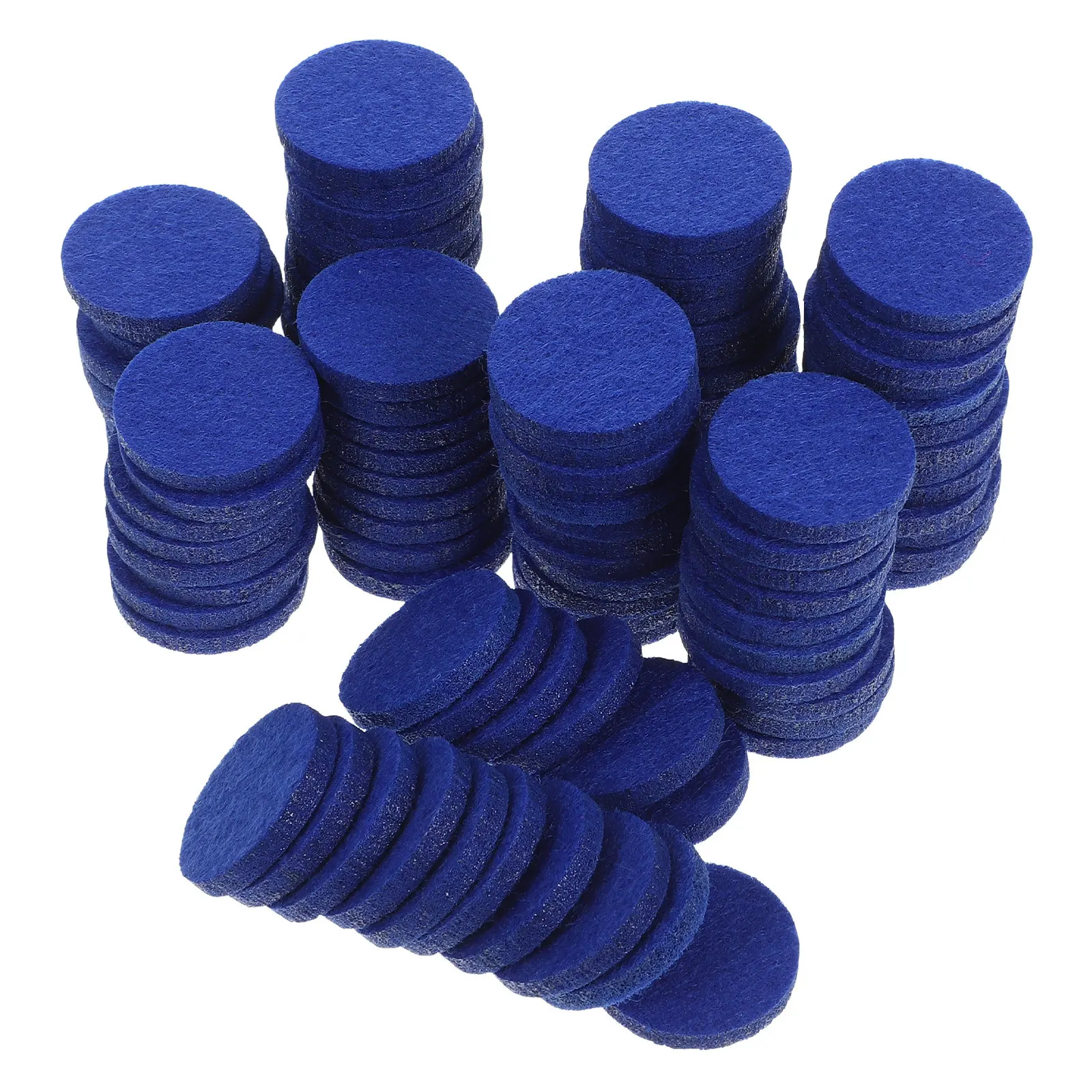 100Pcs Round Mini Cotton Essential Oil Diffuser Pads Aromatherapy Necklace Locket Refill Pads Small Aroma Locket Refill Pad