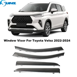 Side Window Visor For Toyota Veloz 2022 2023 2024 Rain Guard Deflector Windshield Car Rain Shield Car Window Deflector
