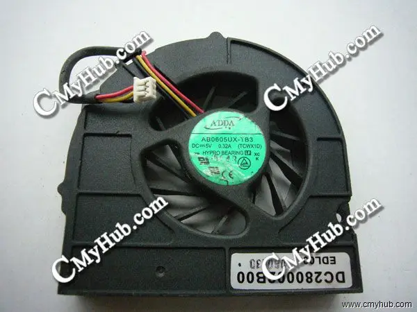 

For Acer TravelMate 4150 Series DC280002B00 DC5V 0.32A 3Wire 3Pin Cooling Fan AB0605UX-TB3 TCWX1D DC280002B00