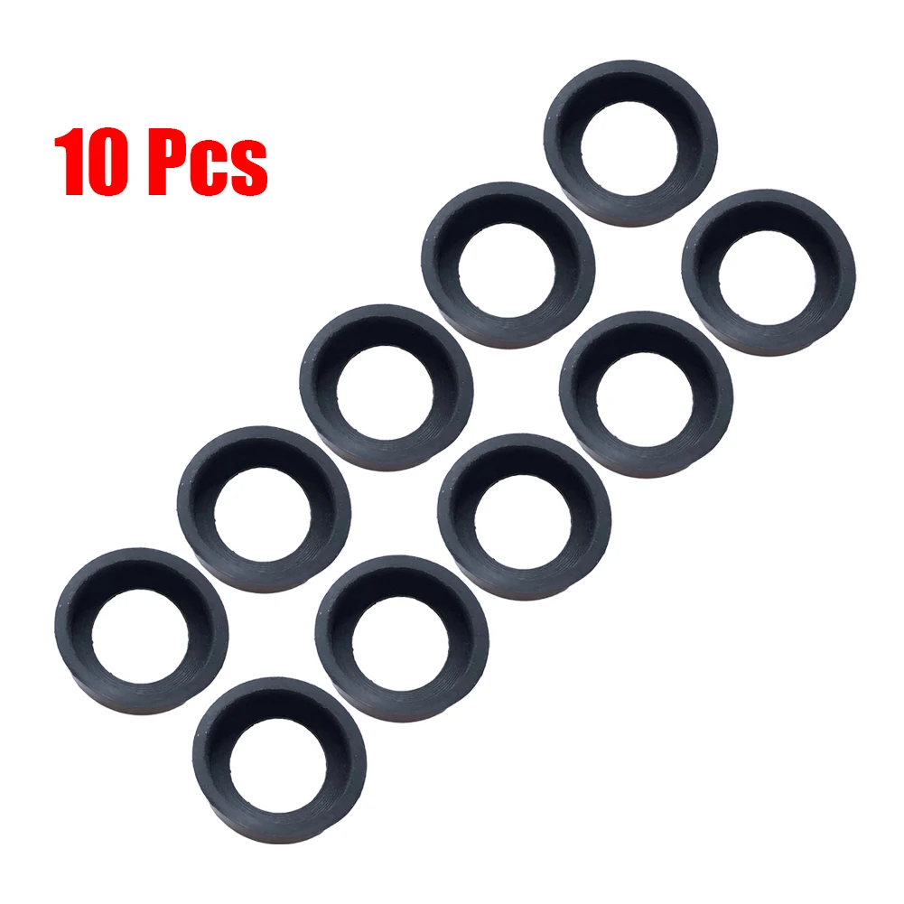 10pcs Power Tool Bearing Rubber Sleeve For 607 Angle Grinder Electric Hammer Bearing Cover Electrical Tool Accessories Black