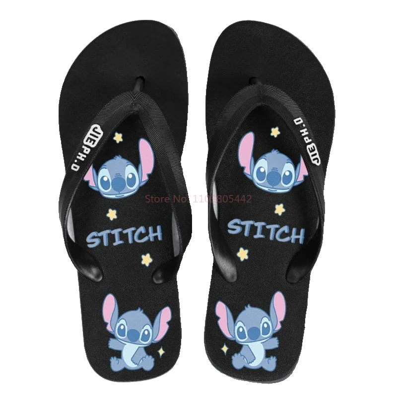 Disney Animation Summer New Stitch pantofole infradito Boy Cartoon Beach Sandals sandali carini antiscivolo regalo di compleanno per ragazze