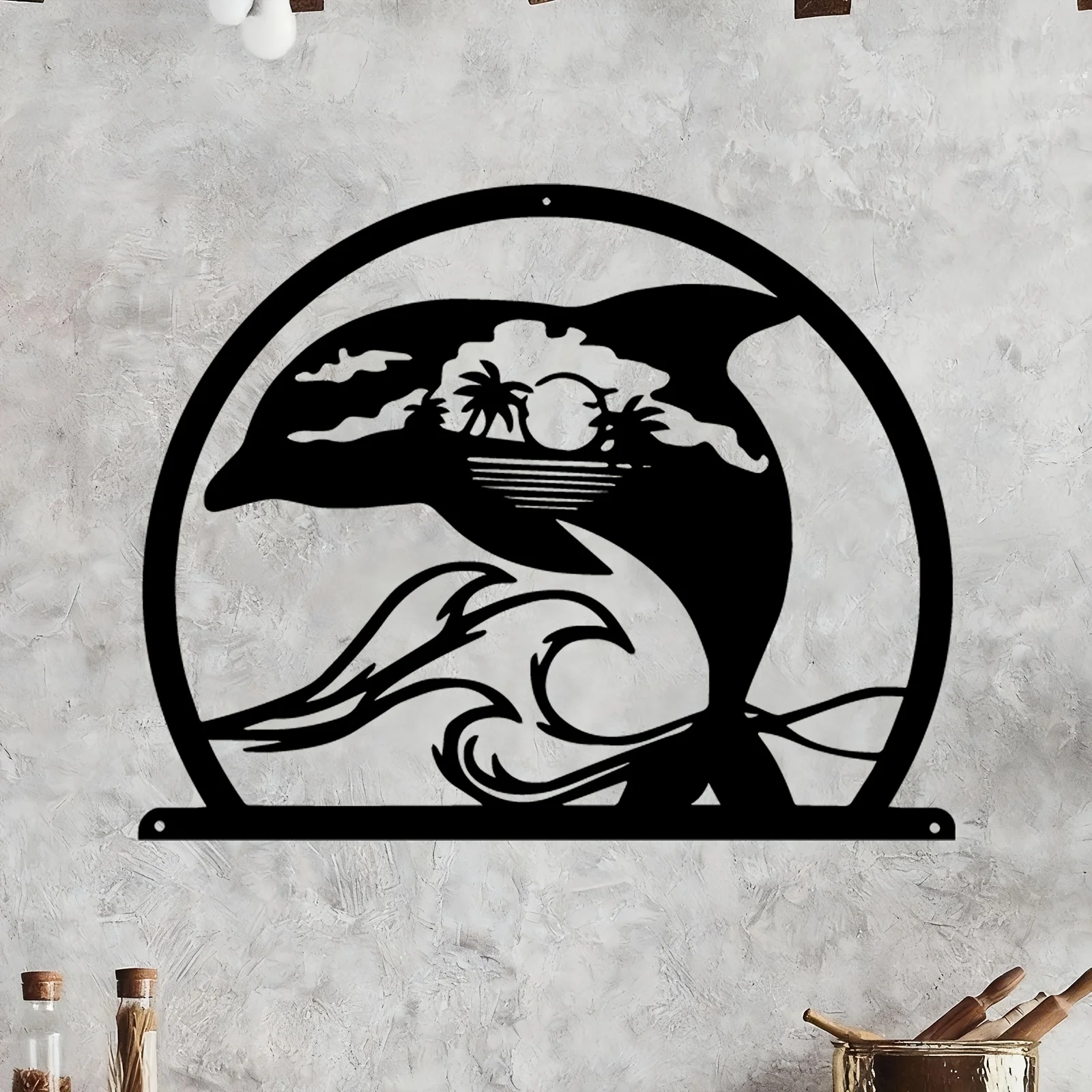 Metalowa dekoracja ścienna w s – Home Decor Nautical recenzja i cena
