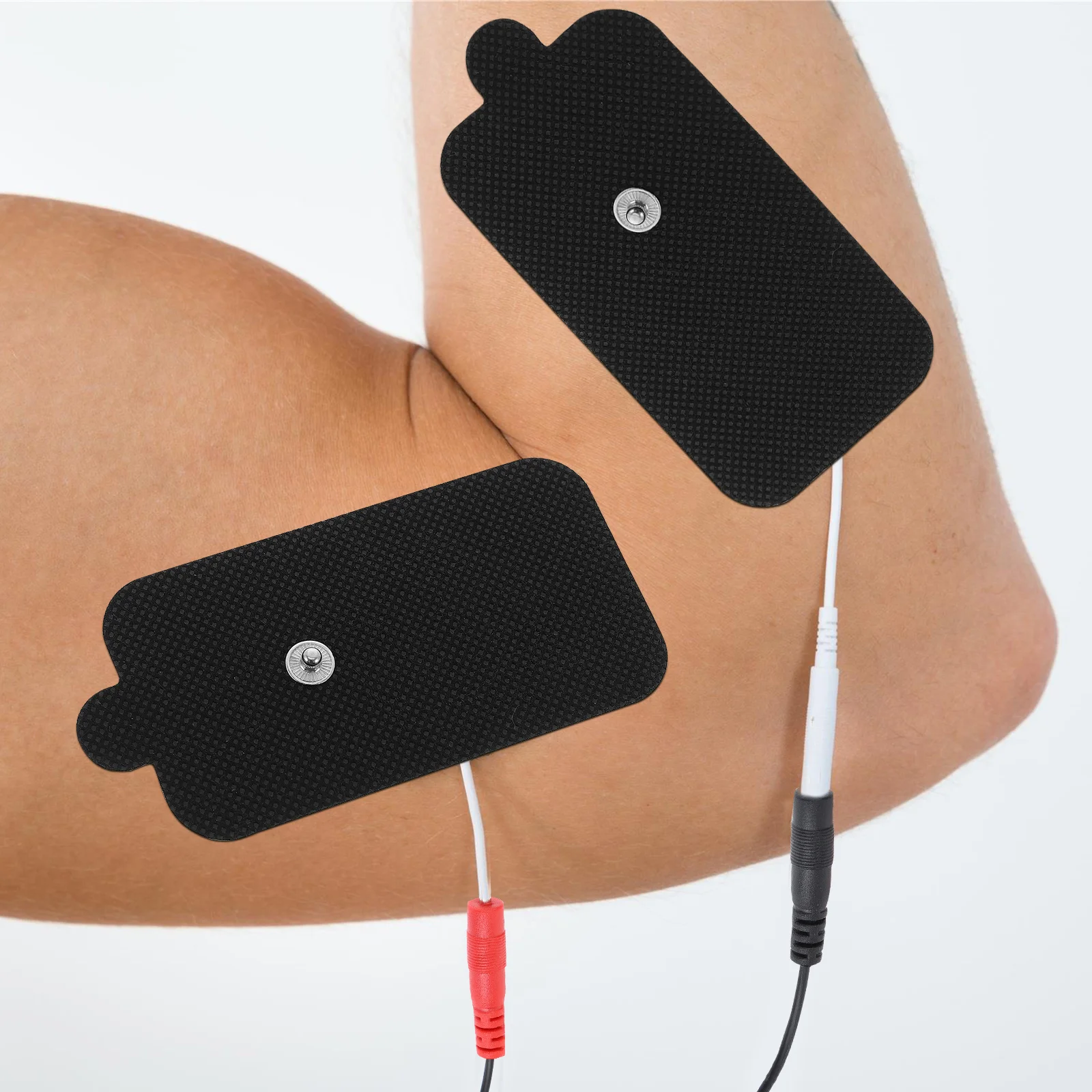 

4pcs Electrode Cables For Massage Machine Replacement Lead Wires Therapy Devices Cord Durable Pvc Copper Connect Cable Health