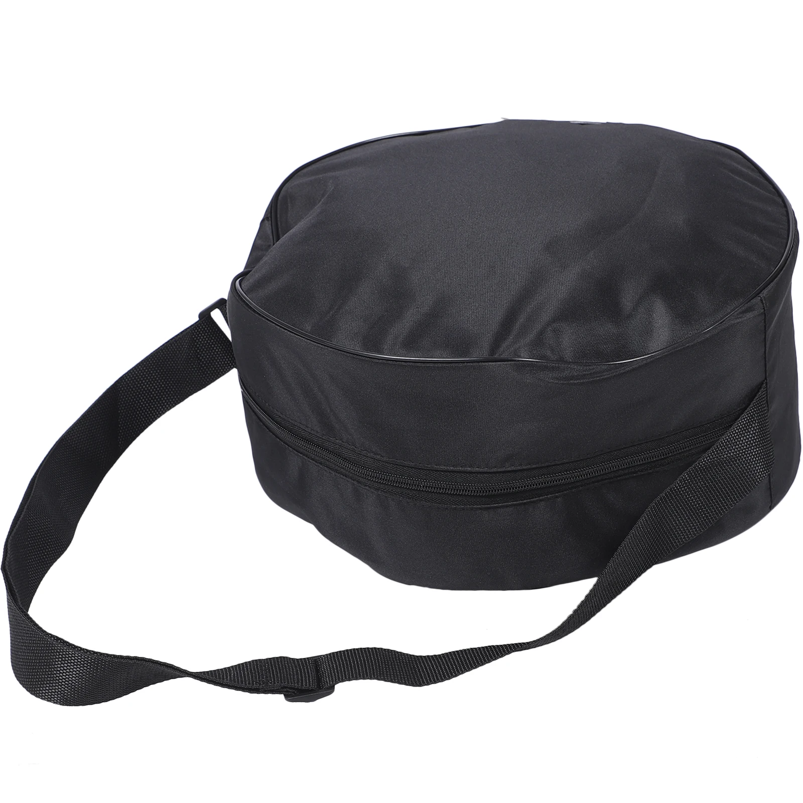 

1pcs Black Yoga Wheel Storage Bag Adjustable Strap Large Capacity for Blocks Mats Towels Fitness Travel Gym Tote Case