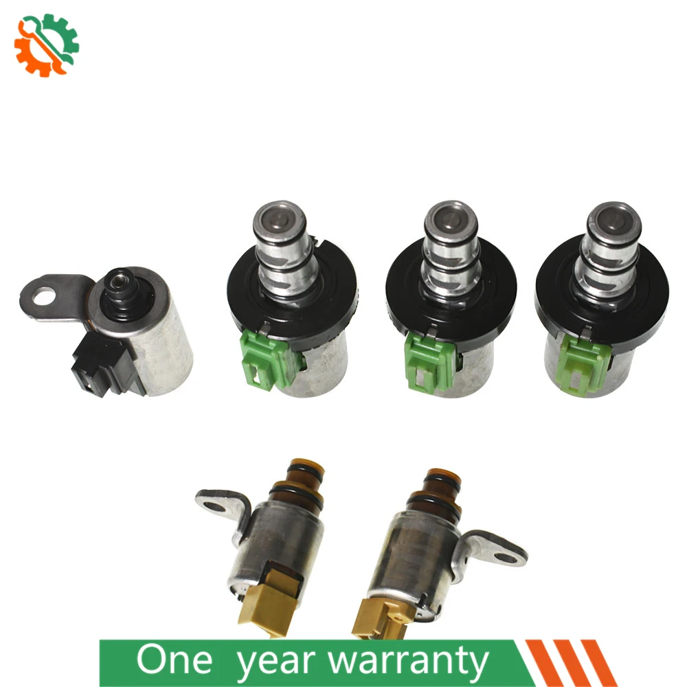 

Transmission Test Shift Solenoid Valve Kit 4F27E D48421A D46950 FN4A-EL for Ford Focus Fiesta Mazda 6PCS Automotive Accessories