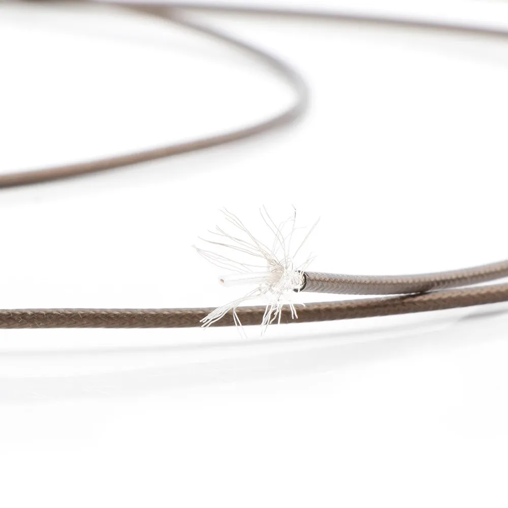 7N Occ Copper Silver Plated DIY Headphone Cable Interconnect Cable Shield Speaker Audio Signal Cable Bulk Cable