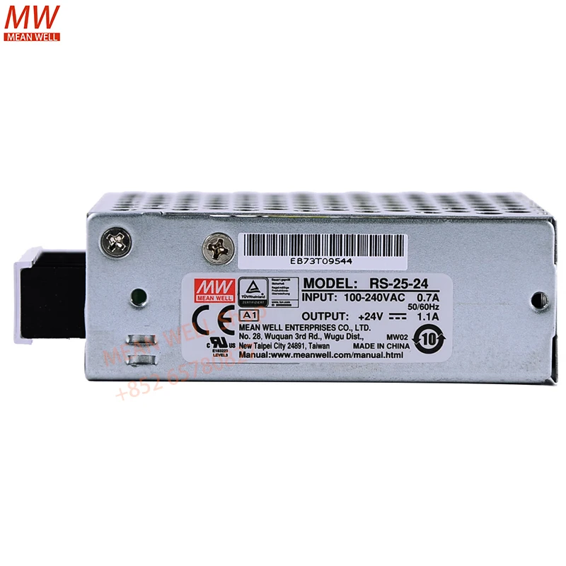 يعني جيدا 25 واط إخراج واحد تبديل تحويل التيار الكهربائي RS-25-3.3 RS-25-5 RS-25-12 RS-25-15 RS-25-24 RS-25-48 علبة معدنية #2