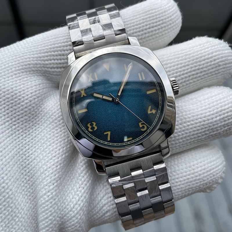 STEELFLIER Men Diver Watch 42mm Square Automatic Mechanical Wristwatch 20Bar Waterproof C3 Luminous Sapphire Mirror NH35