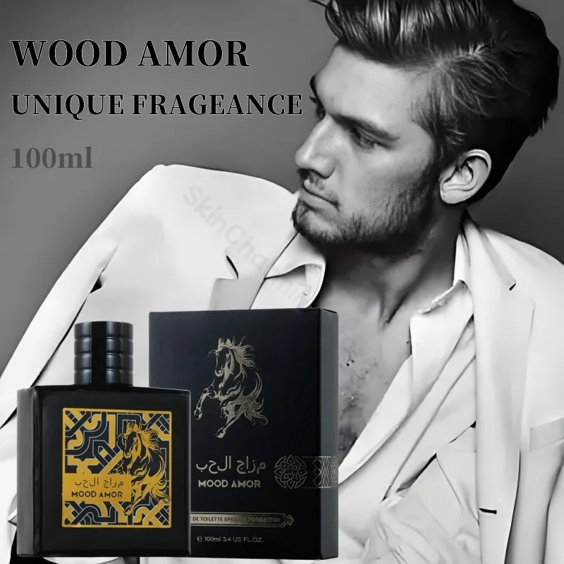 100ml Original High Quality perfume for Men High Grade Black Mustang Middle East Arab Dubai perfume for Women