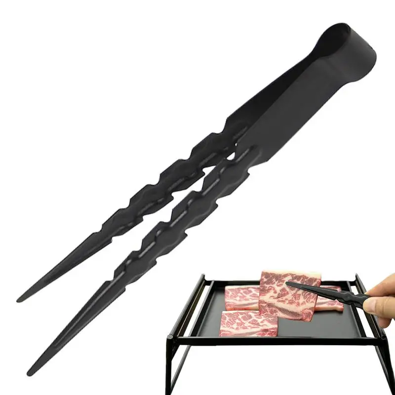 BBQ Tongs Stainless Steel Kitchen Cooking Tongs Multipurpose Kitchen Tongs Long Handle Barbecue Tongs For Turning Steak Meat