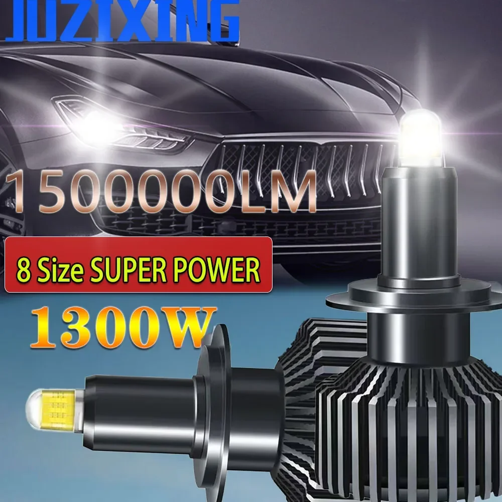 JUZIXING Super 360 Led H7 8SIze 3D Canbus Projector Headlight Lamp 6500K Led Car 12v 24v H1 H9 9005 HB3 9006 HB4  Car Light