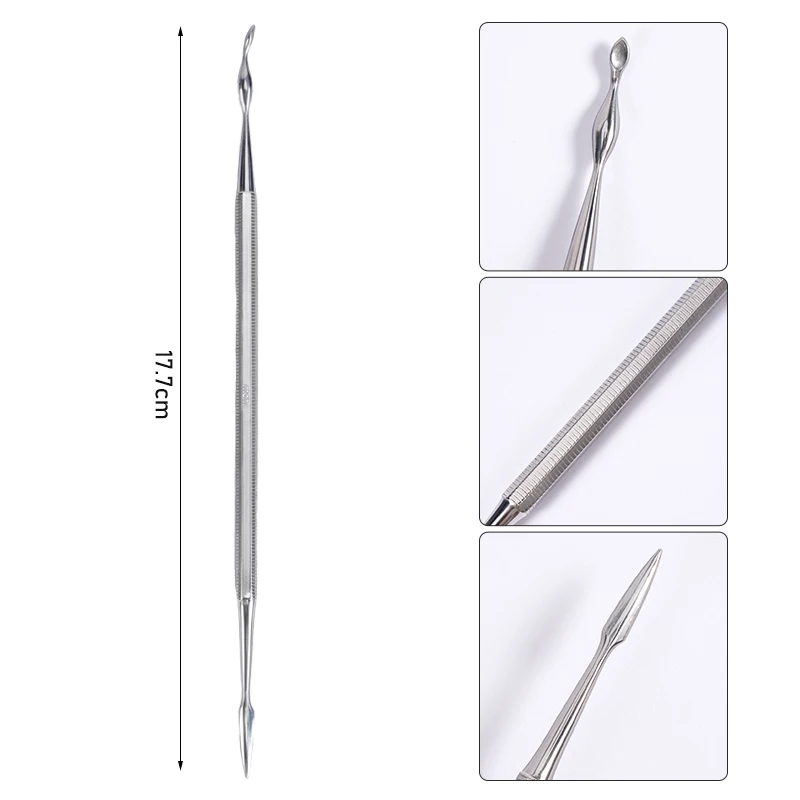 1pc Dental stainless steel wax knife, dental carving knife, double headed multi-purpose teeth cleaning tool