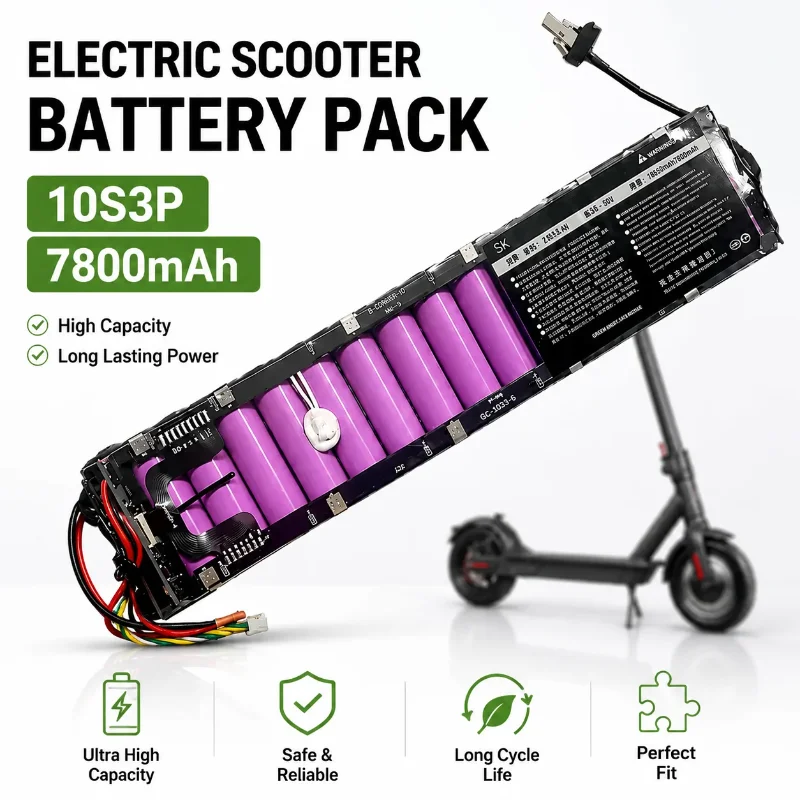 Batteria di ricambio Li-ion 36V 7800mAh per monopattino elettrico Xiaomi M365 M365 Pro, batteria impermeabile con Bluetooth, spedizione rapida UE.