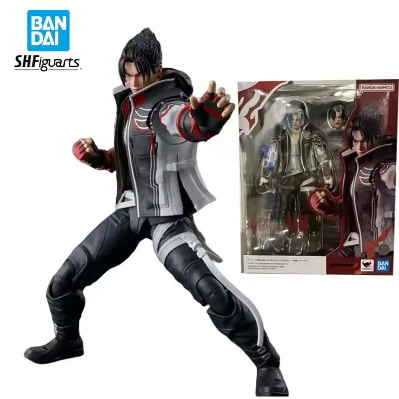 In Stock Original Bandai Genuine Shf Tekken 8 Jin Action Figure Tekken 8 Anime Boxed Model Dolls Toy Ornament Festival Gift