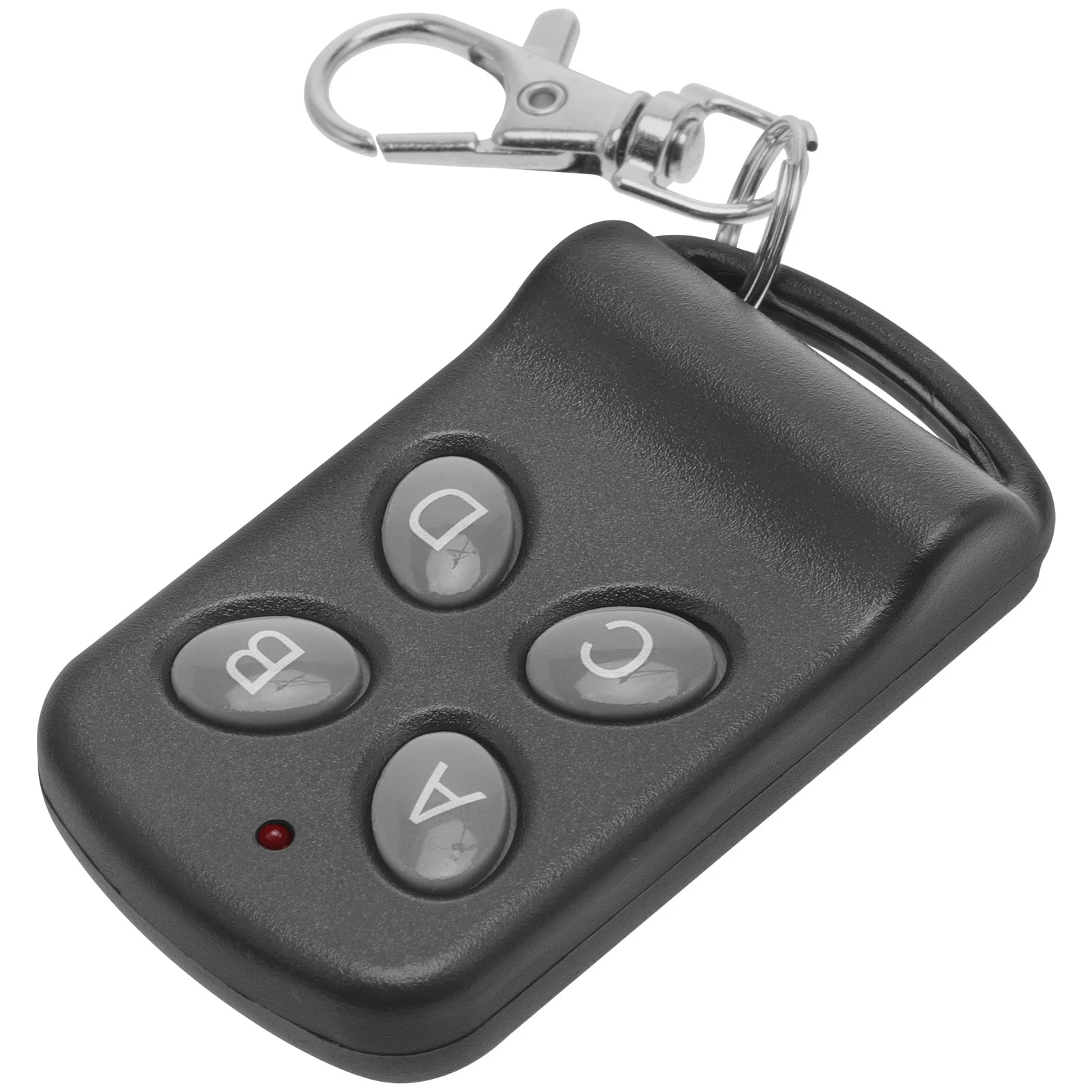 

Keychains 433 Remote Control Electric Door Controller Fob 4-Button Garage Accessories Mini Keyless Entry Black Mhz