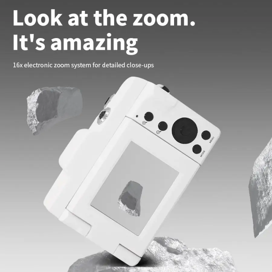 

Digital Camera High Quality Mini Compact Vlogging Loop Recording 16MP 16x Digital Zoom for Camping Sea Cruise Ships