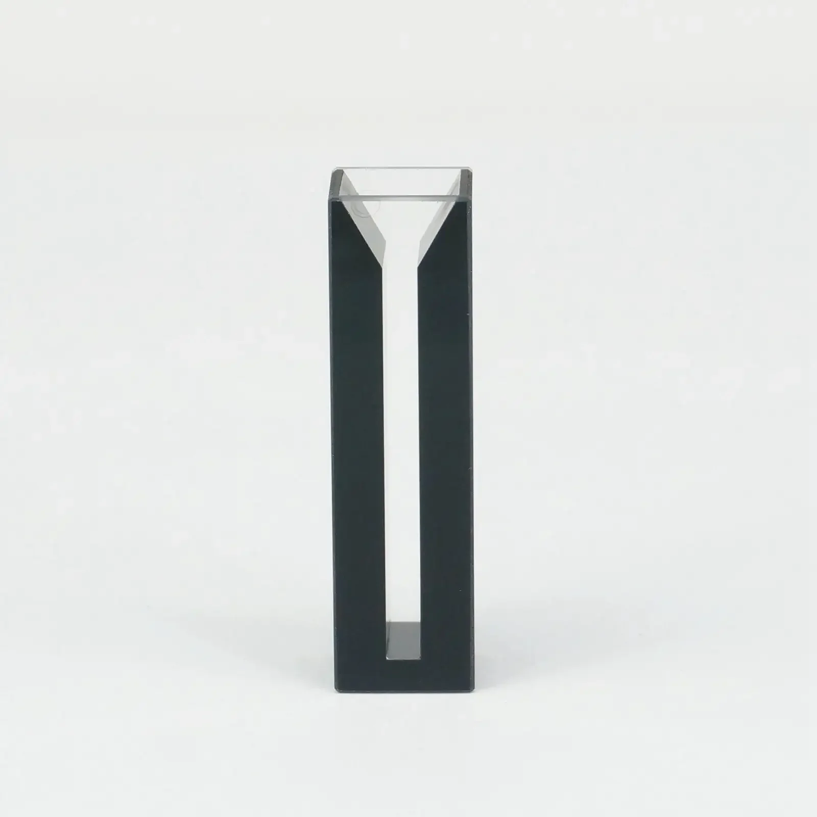 1050ul 10mm Path Length Micro JGS1 Quartz Cuvette Cell With Black Walls And Lid