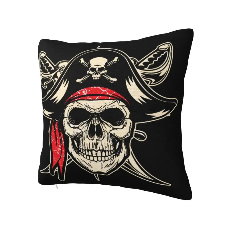 Classic Pirate Skull Pillow Case Home Decor Fashion Anime Manga Cushion Decoration Salon Square Pillowcase