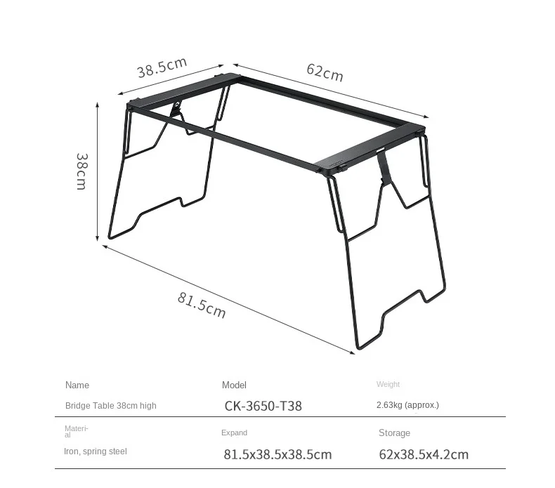 

CK-3650-T38Camping легкий портативный складной стол для улицы