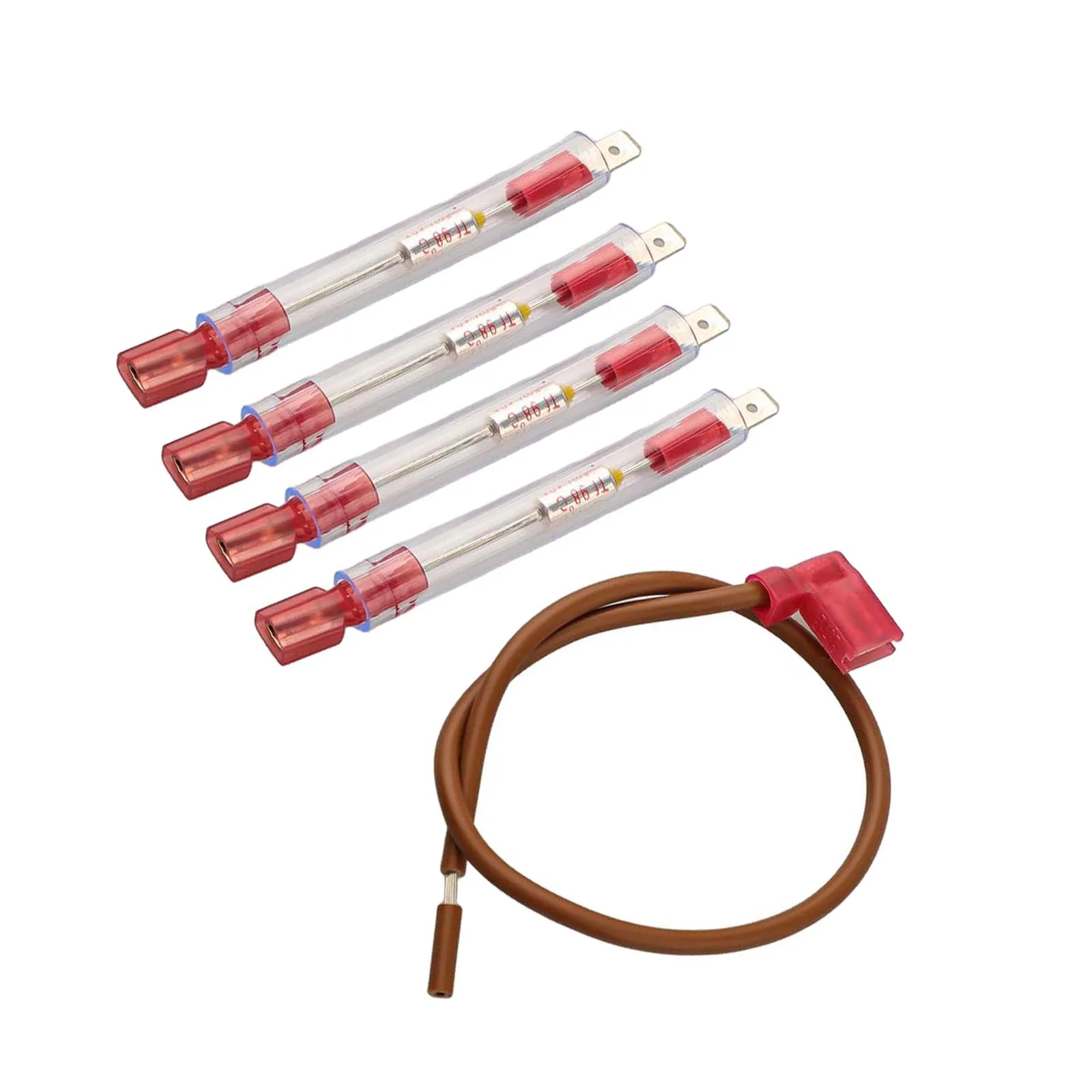 For Mobile Home RV Water Heater Fuse Thermal Fuse Replacement Metal Thermal Fuse Reliable Fuse Tinned Copper Hookup Wires