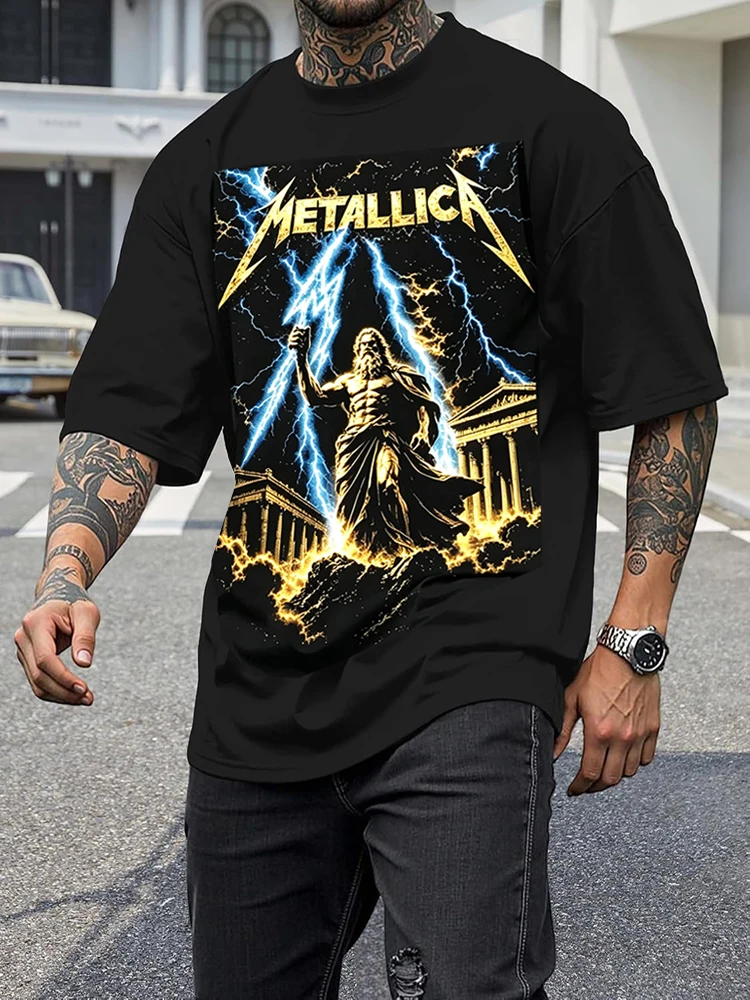 Apocalyptic Metallica Bucharest 2026 The Four Horsemen Inferno Band T-Shirt Cotton Graphic Tee Men Women Summer Streetwear