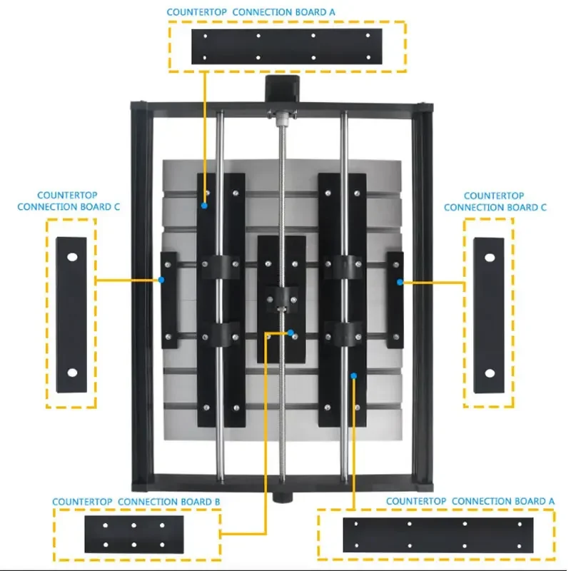 CNC 3018 Extension Kit Upgrade Kit 3018 to 3040 Countertop Accessories Compatible with 3018 Pro Max Engraving Machine