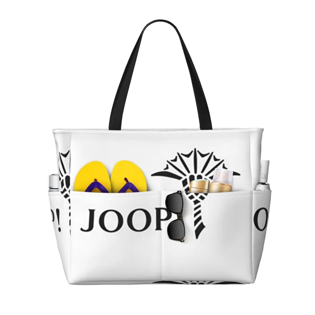 

Крутая пляжная сумка с забавным принтом Joop, спортивная сумка для занятий йогой в тренажерном зале, большая большая сумка, женская дорожная сумка, сумка для фитнеса