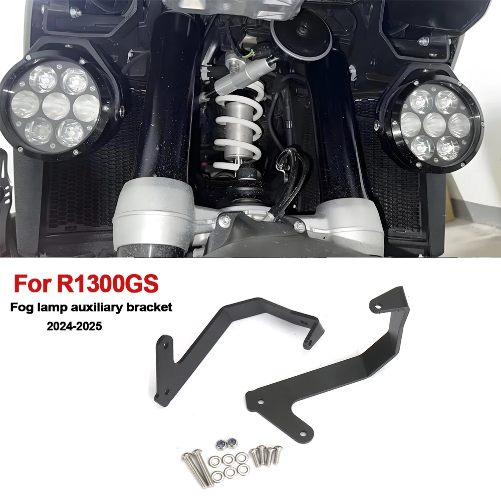 

For BMW R1300 GS R1300GS Adventure 2025 Headlight Bracket R 1300 GS ADV New Auxiliary Spotlight Bracket Fog Light LED Support