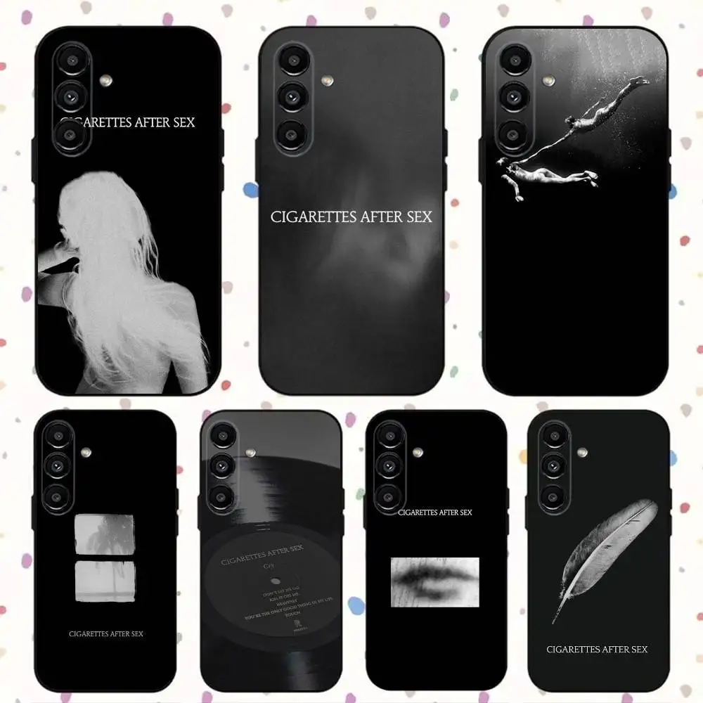 Cigarettes After Sex Phone Case For Samsung S24,S21,S22,S23,S30,Ultra,S20,Plus,Fe,Lite,Note,10,9,5G Black Soft Cover