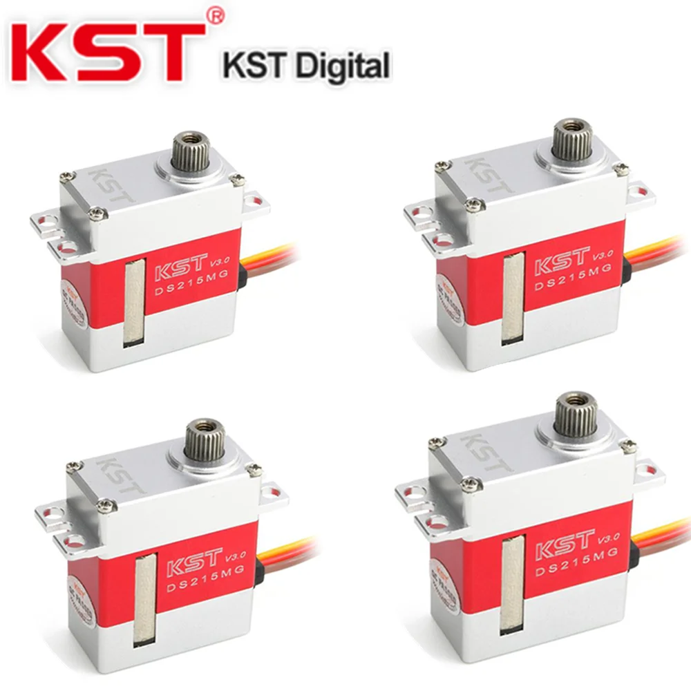 KST DS215MG V8.0 Digital Coreless Swashplate CNC Servo For 450 380 480 30E RC Helicopter