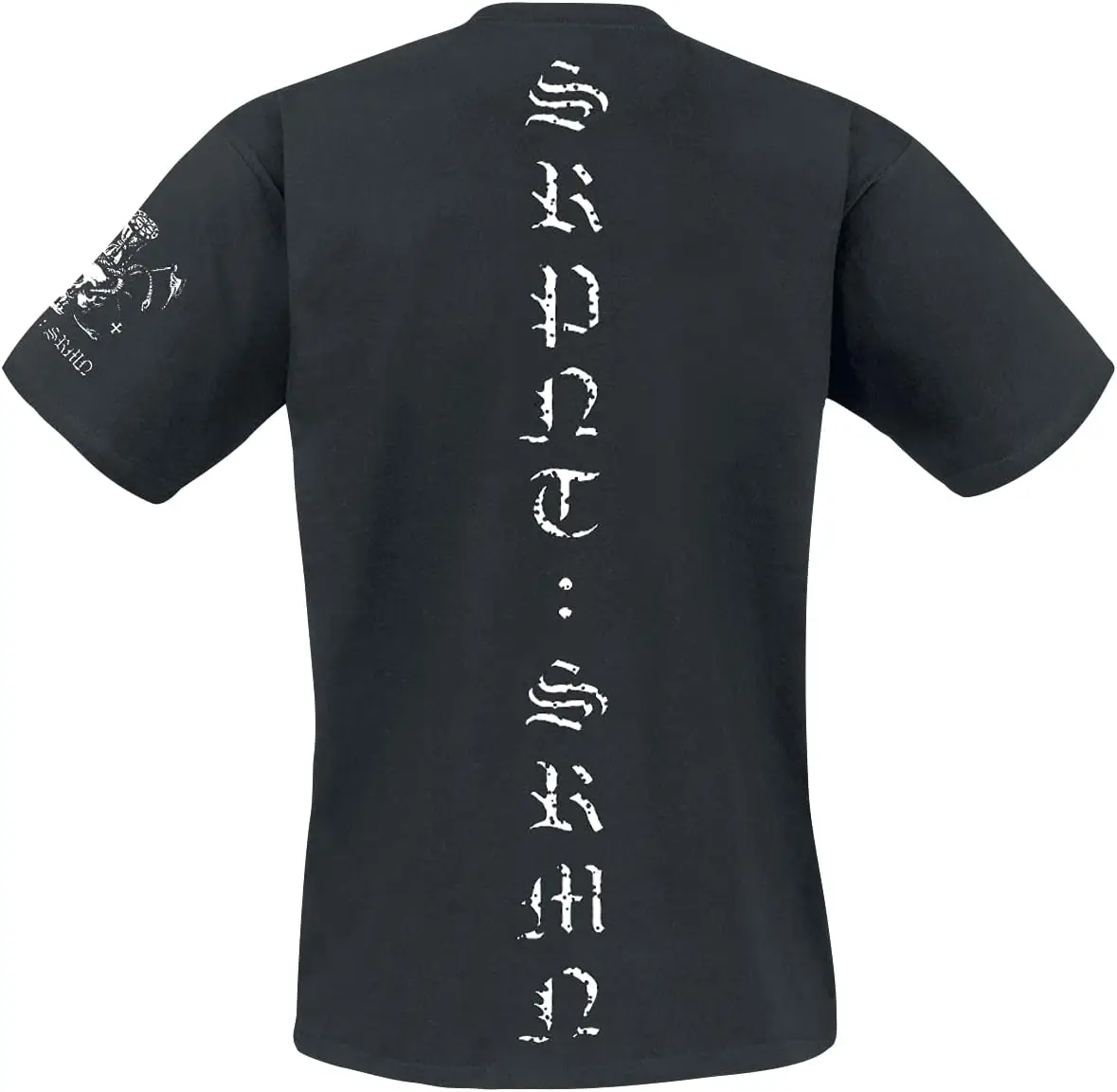 Marduk Men's Serpent Sermon (Sleeve Print) T-Shirt Black