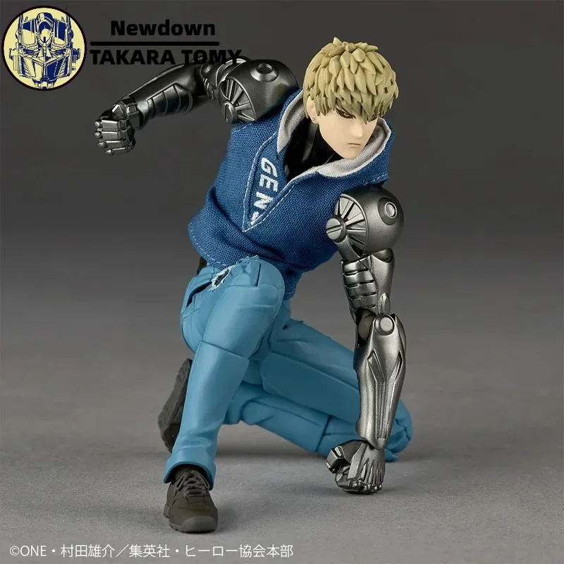 الأصلي Kaiyodo Revoltech مذهلة ياماغوتشي جينوس واحد لكمة رجل 16 سنتيمتر البلاستيكية أنيمي عمل الشكل جمع نموذج اللعب هدية