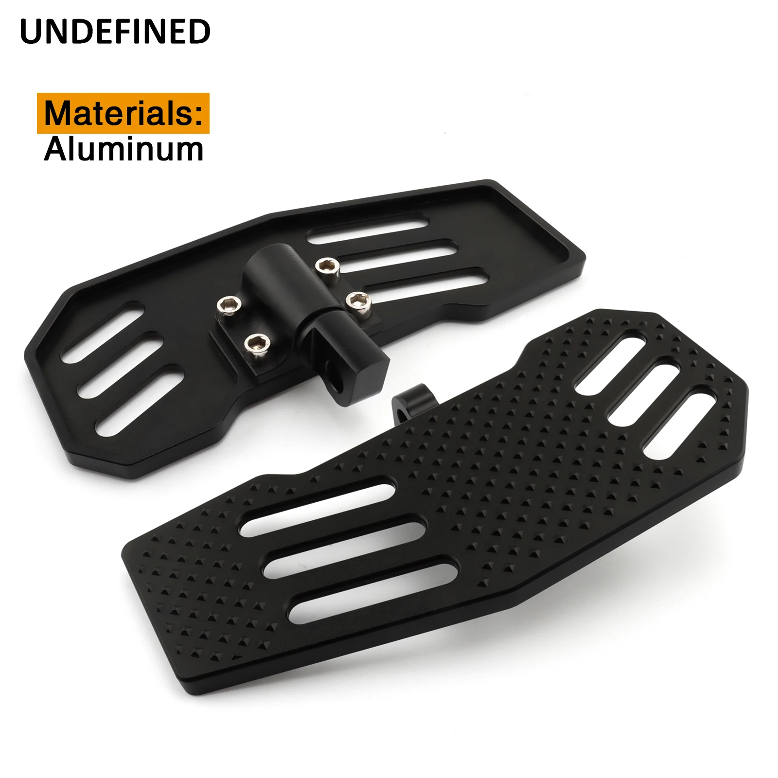 Motorcycle Foot Pegs Wide Fat Floorboards Footrests Pedals Peg For Harley Sportster 883 1200 XL Dyna FXDB FXDL FXDF FLH Bobber