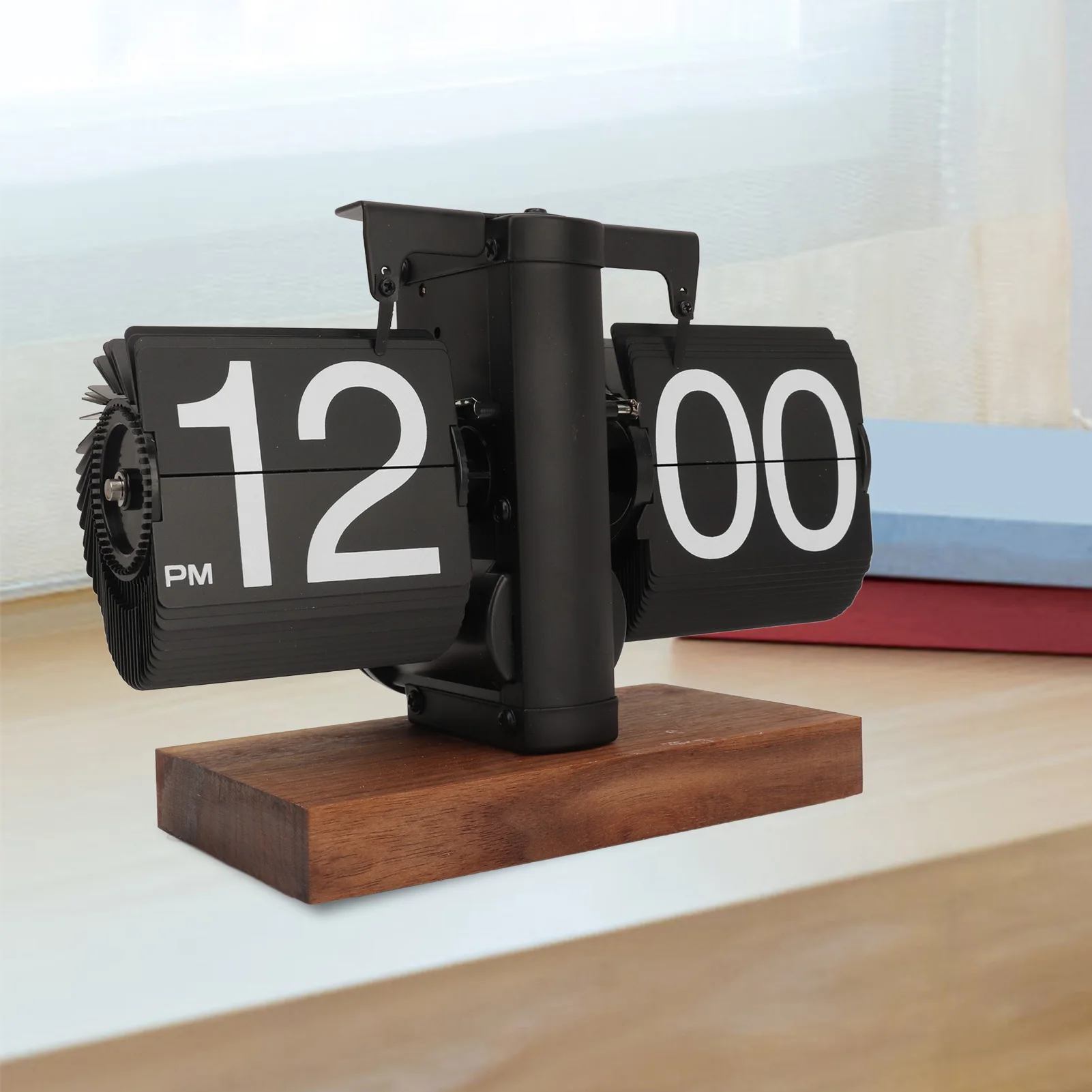 Digital  Down Clock  Desk Clock Mechanical Aesthetic  Base Easy To Read Battery Operated for