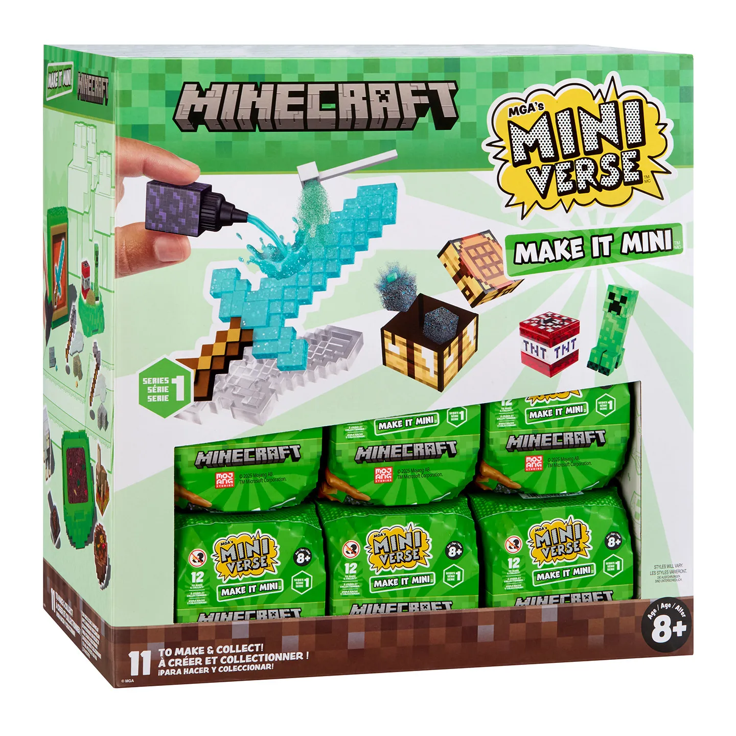 MGA MiniVerse Minecraft Make I - Gaming Console With Minecraft 评论和价格