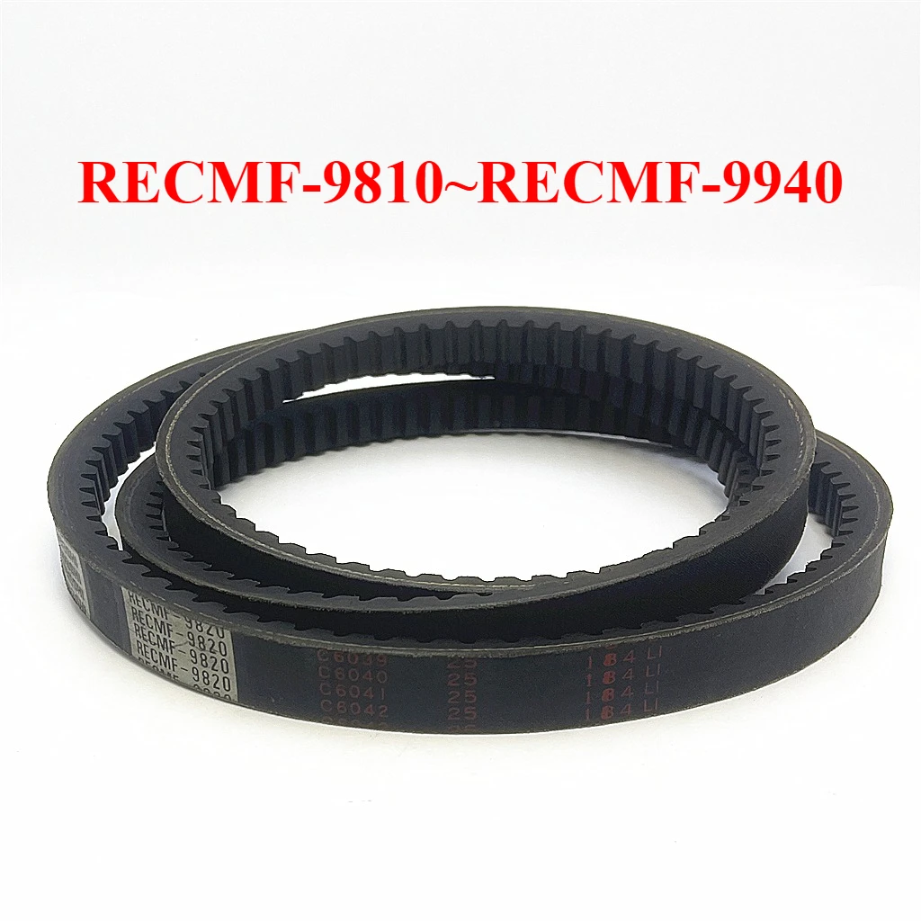 RECMF-9810~RECMF-9940 Toothed V-belt for Car Construction Machinery Excavator Light Truck Agricultural Machinery Engine Belt