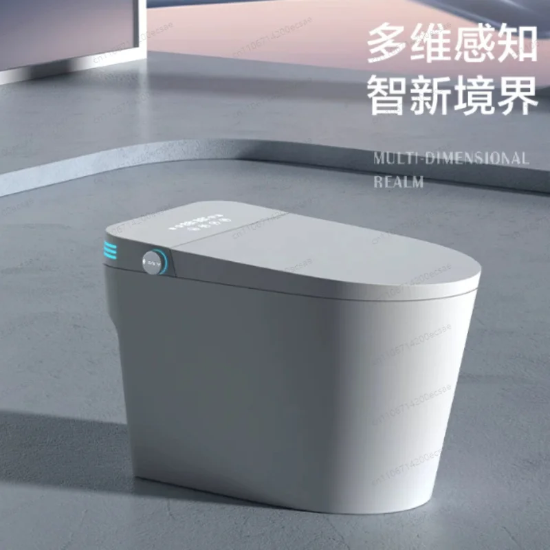 Smart toilet, automatic flip flushing, no water pressure limit, double waterway foam shield seat heating