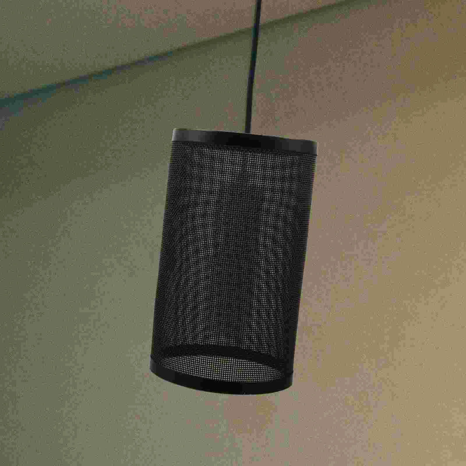 

Black Pendant Lights Wrought Iron Hollow Lampshade Rustic Shades Unique Floor Lampshades for Drum Modern