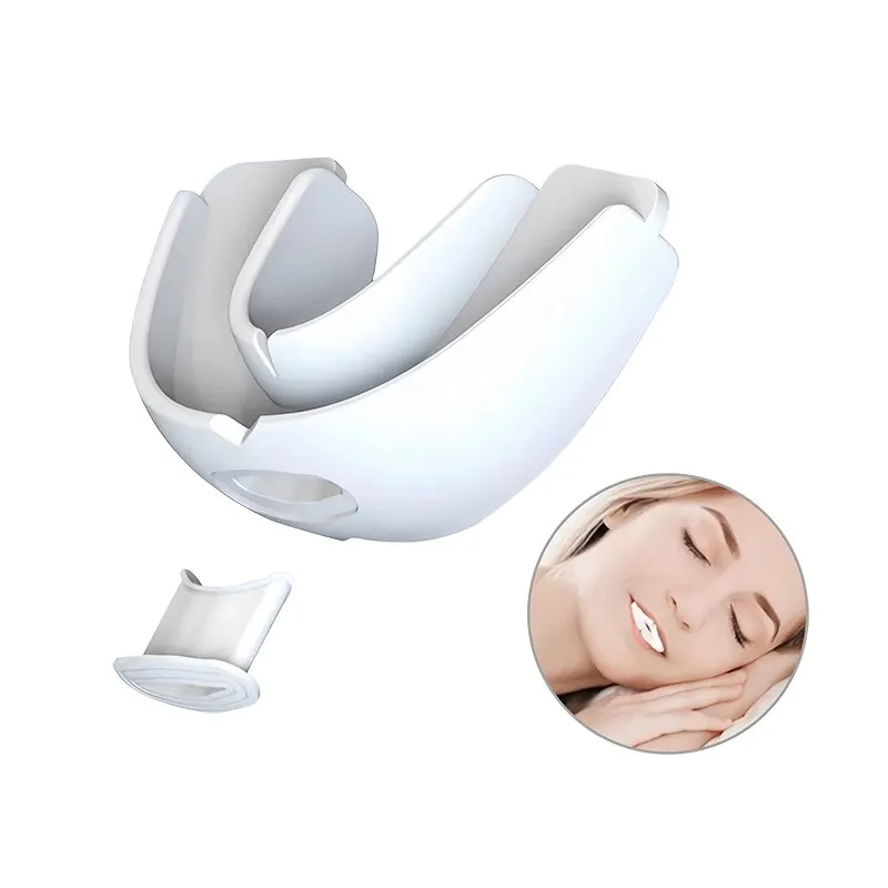 Bocchino Anti russare dispositivo Anti russare portatile in Silicone morbido che funziona arresto del sonno Apnea tappo paradenti per uomo donna