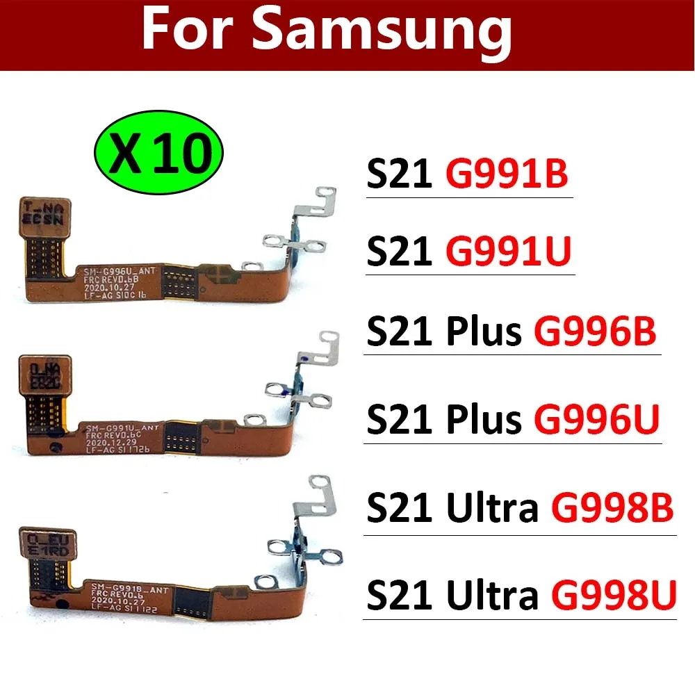 

10Pcs/Lot, Wifi Antenna Connector Signal Flex Cable For Samsung S21 Plus Ultra 5G G991B G991U G996B G996U G998B G998U