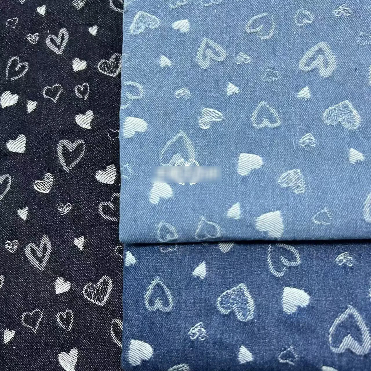 

Предварительно вырезанная джинсовая ткань с жаккардовым узором Love Heart, 1 шт., 66,9x19,68 дюймов, предварительно вырезанный материал, хлопчатобумажная ткань из полиэстера с геометрическим рисунком,