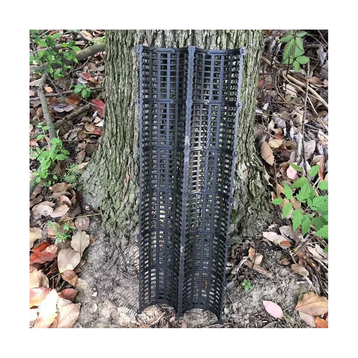 Black Plastic Bark Protector, Weather-Resistant Cultivation Tube, Landscape Plants, Young Trees, Suitcase Protector