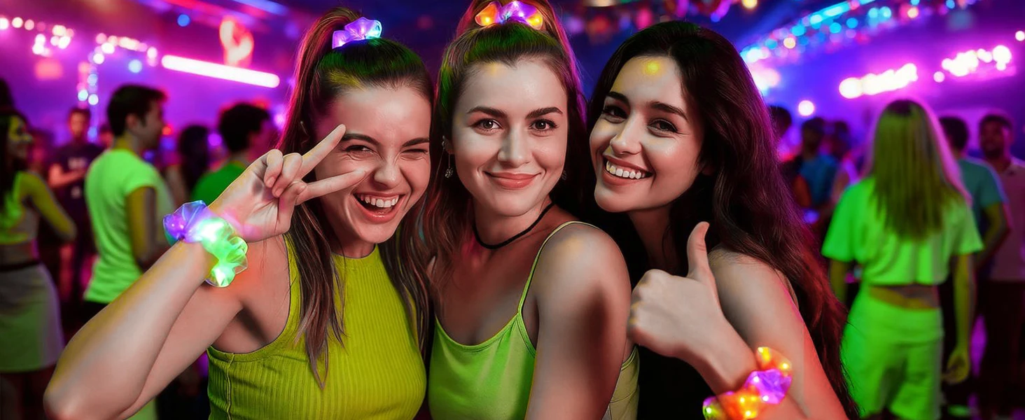 light up scrunchies