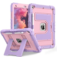 Funda para niños para iPad 10,2, 7, 8, 9, 2019, 2020, 2021, Funda protectora resistente a prueba de golpes con soporte incorporado