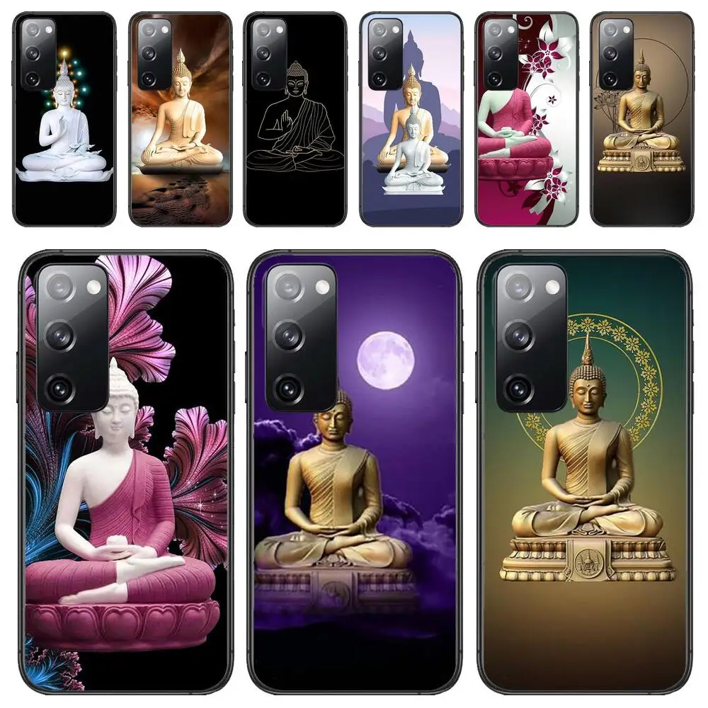 Buddha Statue soft Phone cover For Samsung Galaxy S30 s21 fe s20 s7 s5 s8 Plus s9 s10 s10e s21 Ultra Note 10 lite Phone case