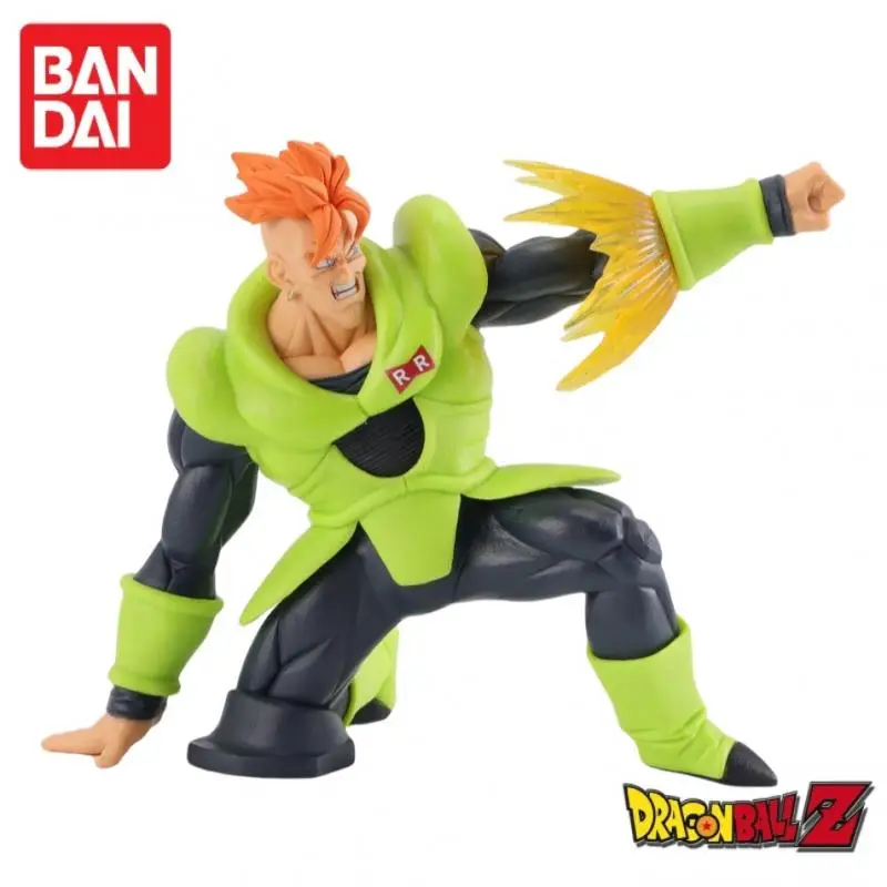 

In Stock Original Dragon Ball Bandai Banpresto Android 16 Model Doll Brand Action Figure Anime Toys Figurine Anime Merchandise