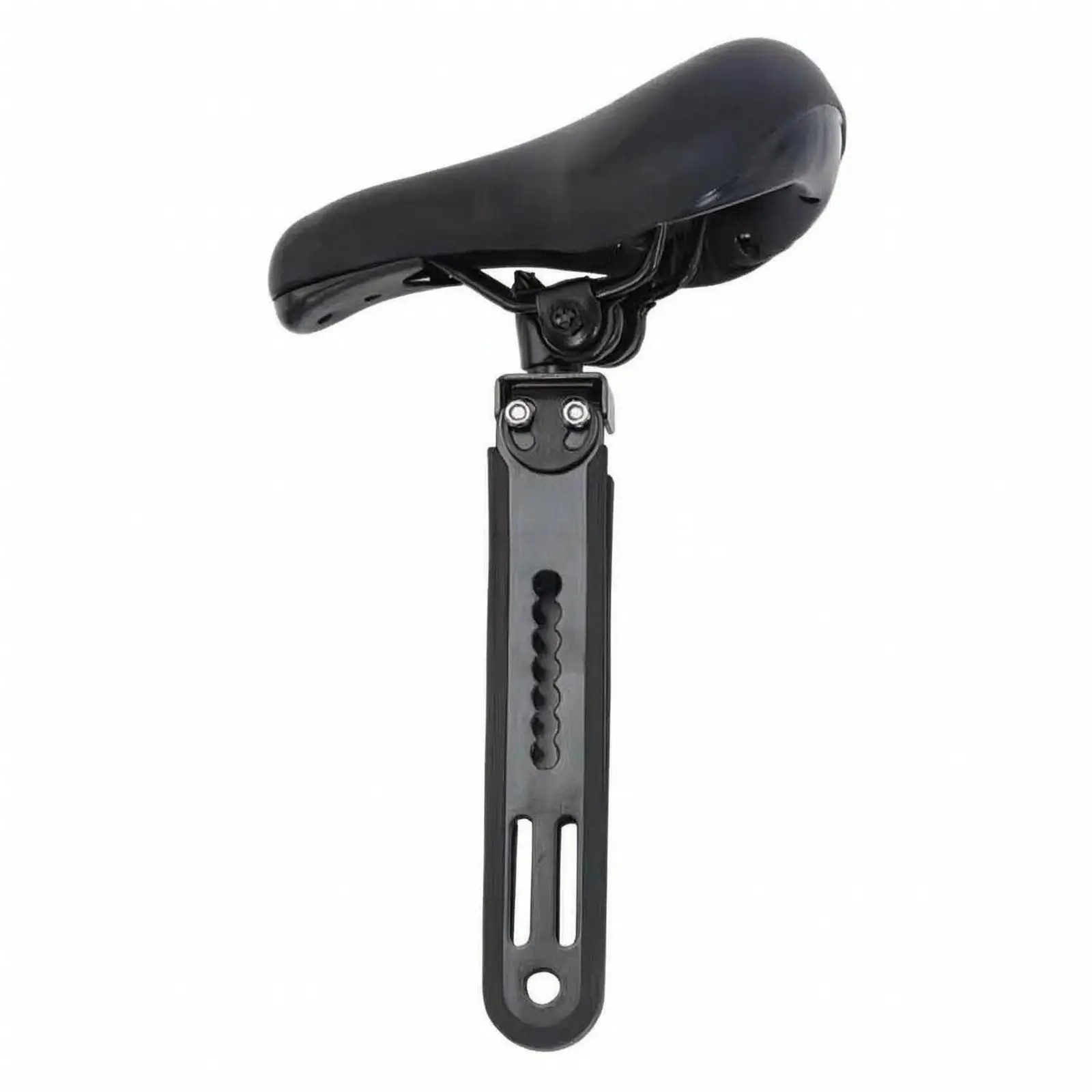 Front Child Cycle Seat for Bicycle with Black Aluminum Frame and Comfort Saddle for Toddler Bike Accessories for Parent Riding