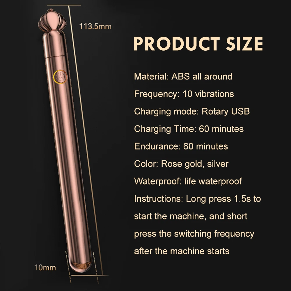 Mini Vibrator Clitoris G Spot Stimulator Vagina Massager Stick Dildo Anal Butt Plug Sex Toys For Adult Women Female Masturbator