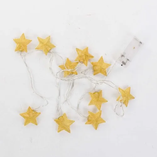 Evistro Christmas Lights Battery Operated 10 Lu 180CM Star Ornament Lamp